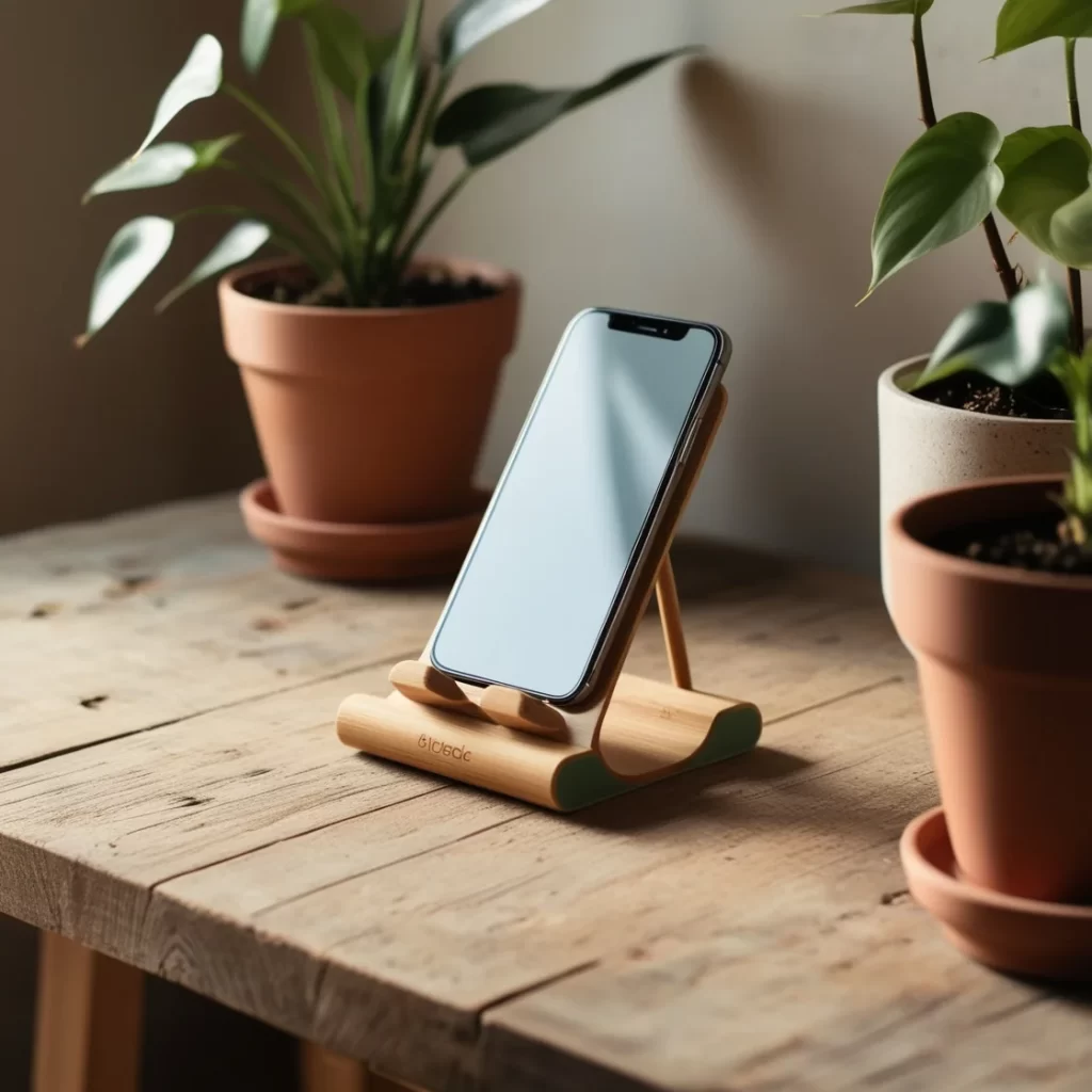 Eco-Friendly and Ethical Cute Phone Stand